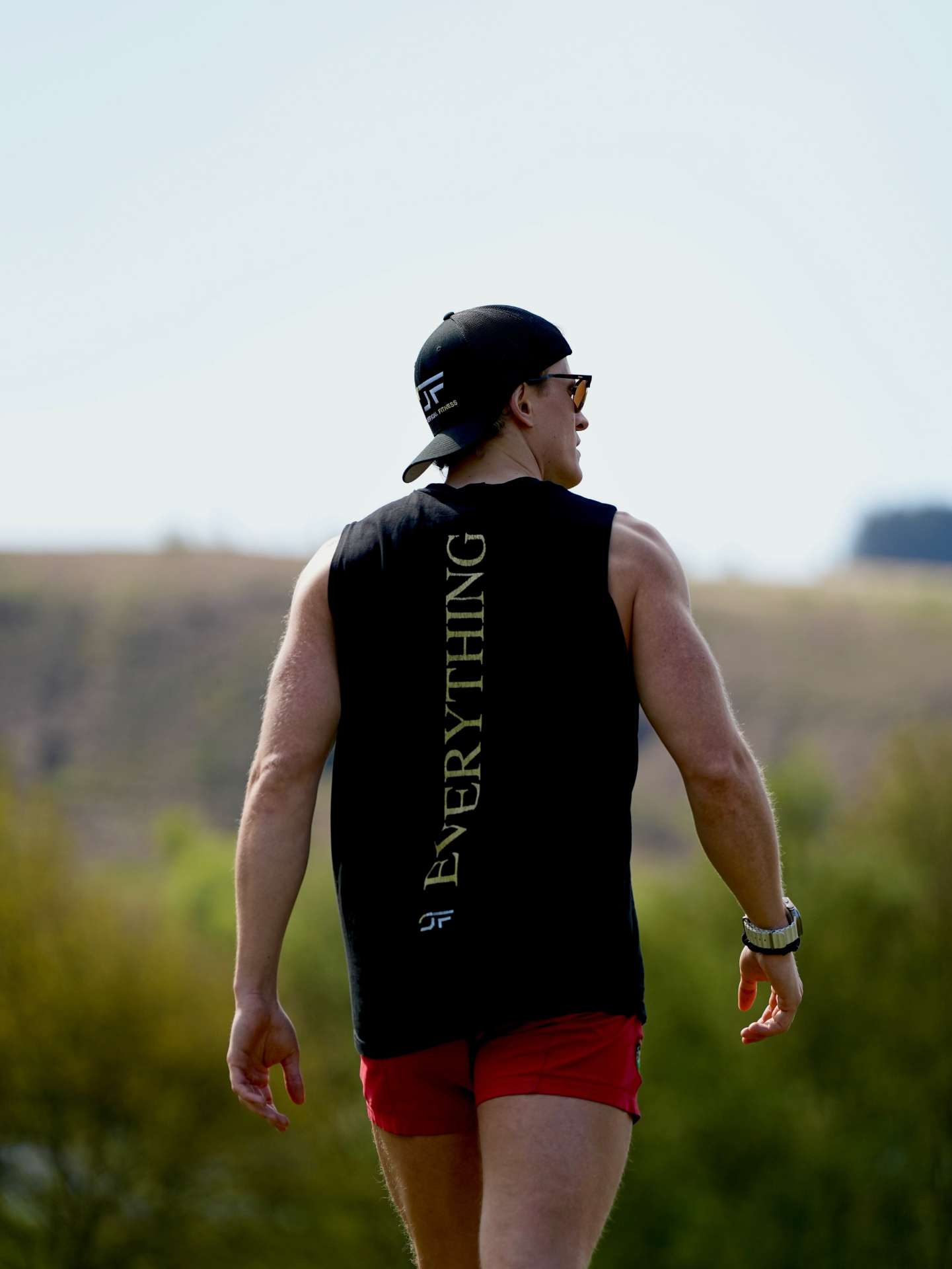 Member wearing Everything tank